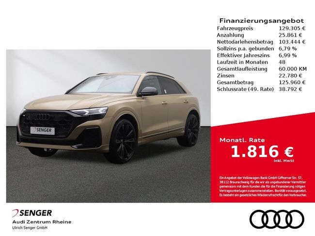 Audi Q8 SUV 50 TDI quattro Allradlenkung Panorama - Bild 1