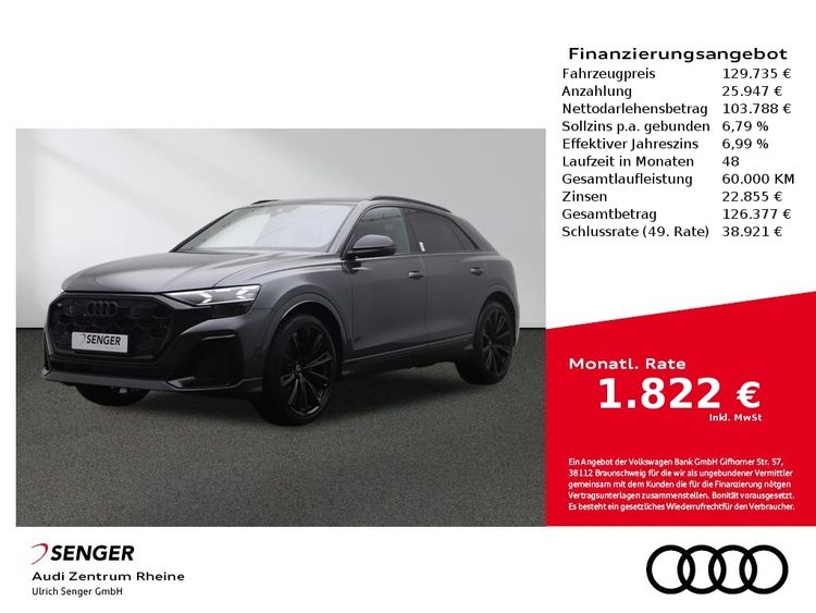 Audi Q8 SUV 50 TDI quattro Memory Sitzbelüftung Navi