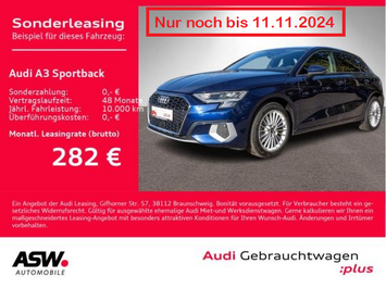 Audi A3 Sportback Advanced 30TFSI LED PDC SHZ VC GRA // SOFORT VERFÜGBAR