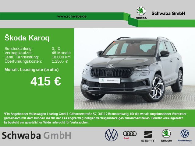 Skoda Karoq Sportline 2,0 TSI 4x4 *LED*AHK*ACC*R-KAM* - Bild 1