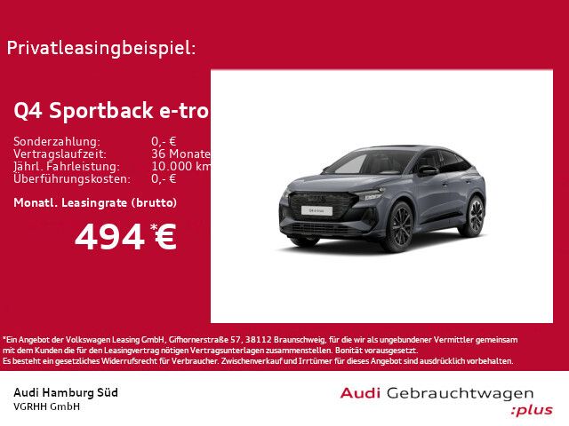 Audi Q4 e-tron Q4 Sportback 45 e-tron S LINE//PANO/LM20 - Bild 1