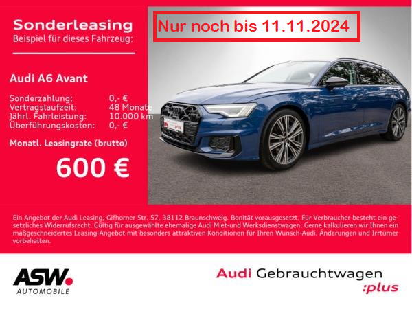 Audi A6 Avant Design Sline 45TFSI Navi LED AHK PANO VC // Sofort Verfügbar !! - Bild 1