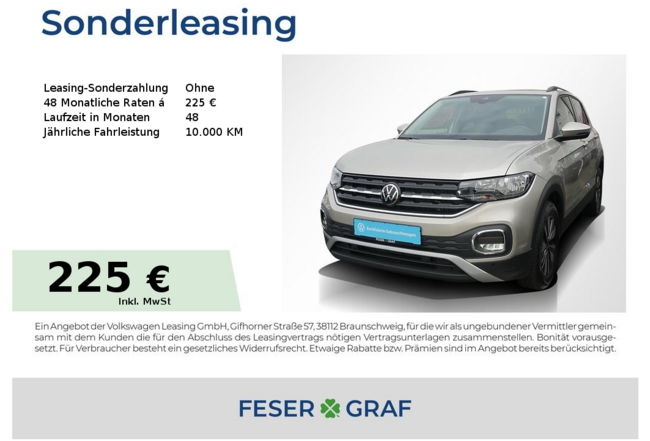 Volkswagen T-Cross 1.0 TSI MOVE ACC Navi DAB+ App Connect - Bild 1