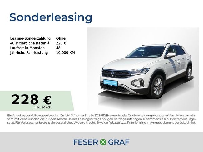 Volkswagen T-Roc 1.0 TSI Life Navi LED DAB+ Digital Cockp. - Bild 1