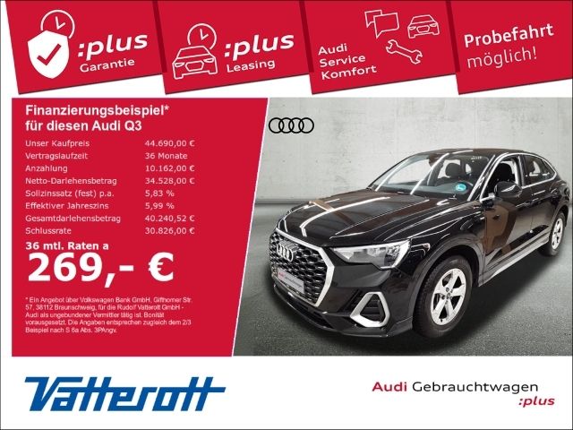 Audi Q3 Sportback 40 TFSI quattro S line ACC Navi AHK - Bild 1