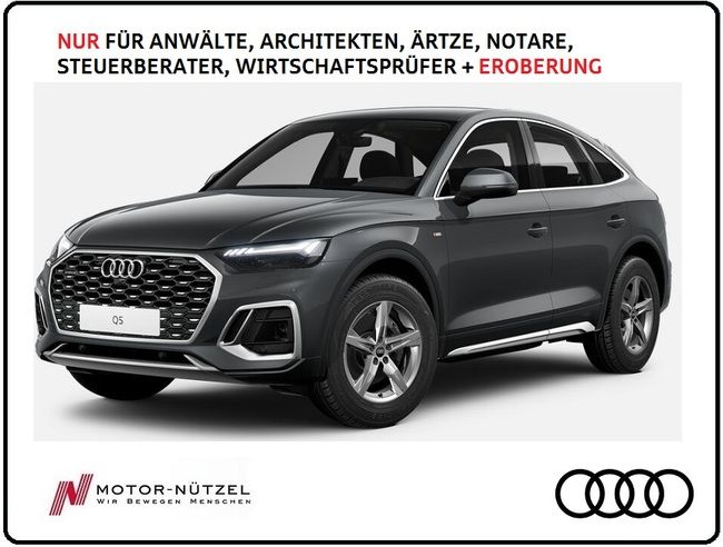 Audi Q5 Sportback S line business 40 TFSI quattro **NUR FÜR BERUFSTRÄGER s. BESCHREIBUNG + EROBERUNG** - Bild 1