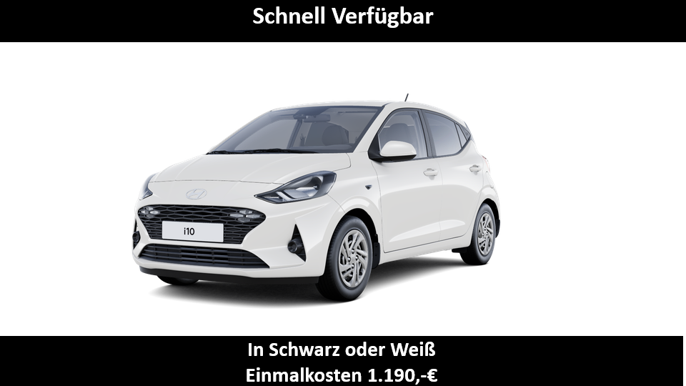 Hyundai i10 Select*schnelle Verfügbarkeit*AppleCarplay u. AndroidAuto*RKF