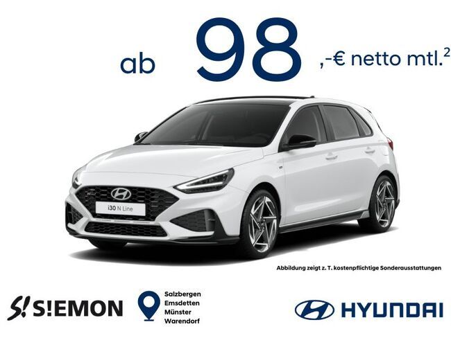 Hyundai i30 N-Line✔️ Schalter ✔️ Rückfahrkamera* ✔️ 4-6 Wochen Lieferzeit ✔️ verschieden Farben verfügbar - Bild 1