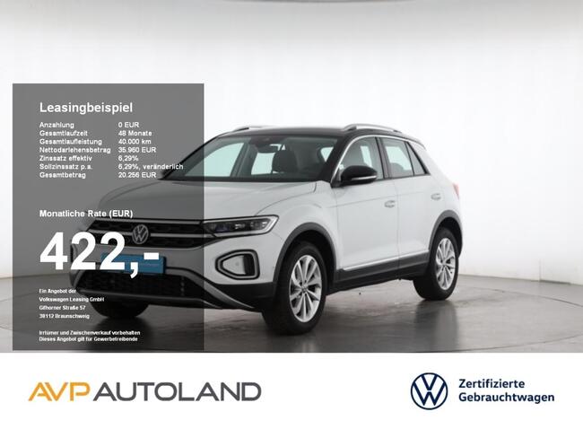 Volkswagen T-Roc 2.0 TDI DSG 4MOTION STYLE | NAVI | AHK | - Bild 1