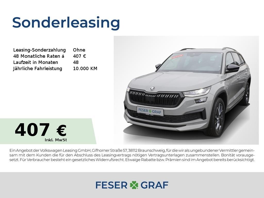 Skoda Kodiaq Sportline 1,5 TSI MEMORY*SZH4x*KAMERA*