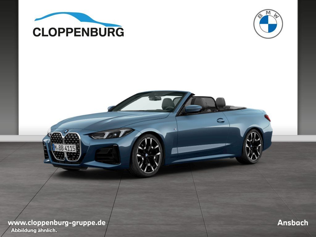 BMW 420i i Cabrio M-Sportpaket, Leder, Komfortzugang, AHK, Windschutz