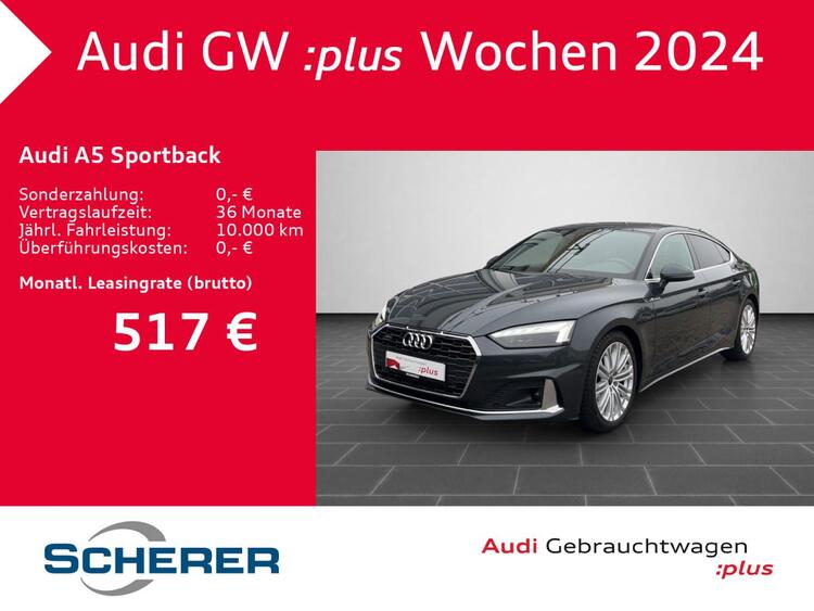 Audi A5 Sportback Advanced 40 TFSI S-TRONIC MATRIX KAMERA S-LINE