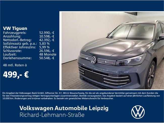 Volkswagen Tiguan Elegance 1.5 l eTSI DSG*LEDER*NAVI - Bild 1