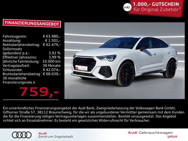 Audi RS Q3 Sportback MATRIX RS-Sitze 21 RS-AGA 280km/h - Bild 1