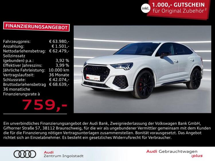 Audi RS Q3 Sportback MATRIX RS-Sitze 21 RS-AGA 280km/h