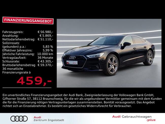 Audi A7 Sportback 45 TFSI qu S line PANO ACC HuD 20 - Bild 1