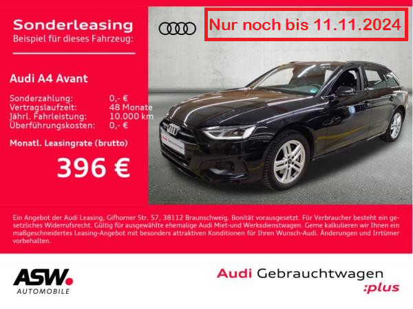 Audi A4 Avant Advanced 40TDI qu. LEDER Navi LED RFK ACC SHZ VC TÜV Neu // SOFORT VERFÜGBAR !! - Bild 1