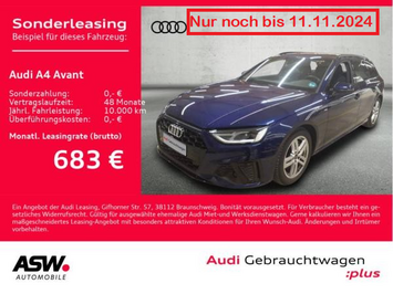 Audi A4 Avant Sline 40TDI quattro Navi LED RFK ACC SHZ VC // Sofort Verfügbar