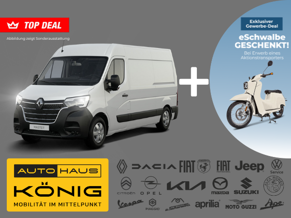 Renault Master Kasten L2H2 | mit Klimaanlage | Gewerbekunden-Deal | eSchwalbe geschenkt❗ - Bild 1