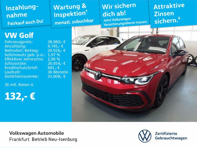 Volkswagen Golf VIII 2.0 TSI DSG GTI Navi LED Heckleuchten Sitzheizung Leichtmetallfelgen - Bild 1