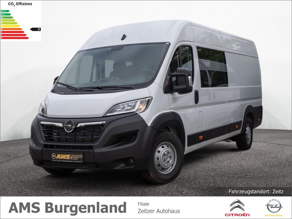 Opel Movano Doppelkabine L3,, 6-Sitze, Klima, USB, RFK, PDC