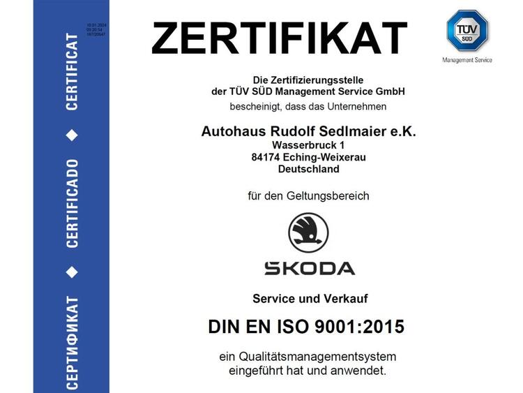 Skoda Karoq 2.0 TDI Sportline Cam|WSS+4xSHz|MATRIX|AHK