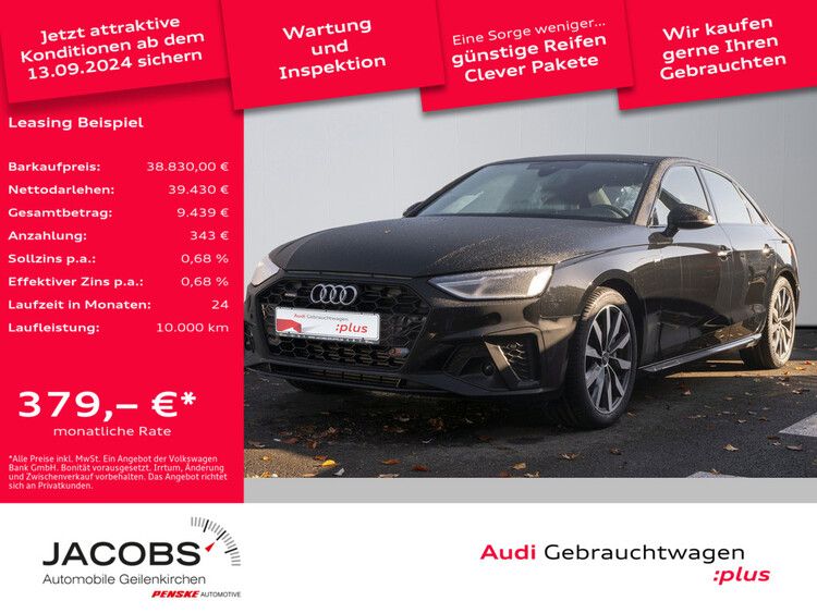 Audi A4 Limousine 40 TFSI quattro S tronic S line