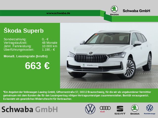 Skoda Superb Combi L&K 1,5 TSI *MATRIX*AHK*360°*HdUp* - Bild 1