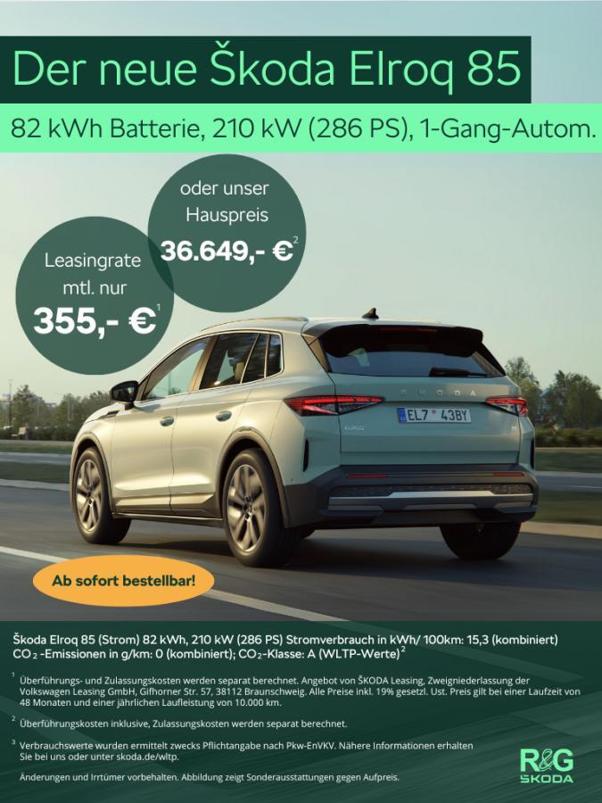 Skoda Elroq 85 *Bestellstart*