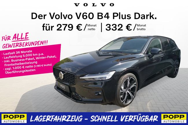 Volvo V60 B4 Plus Dark Benzin | für ALLE Gewerbetreibenden | sofort verfügbar - Bild 1