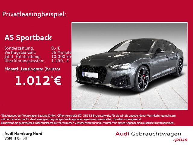 Audi A5 Sportback 45 TFSI S line qua. B&O HeadUp Navi - Bild 1