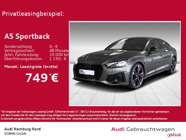 Audi A5 Sportback 45 TFSI S line qua. B&O HeadUp Navi - Bild 1