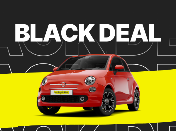 Fiat 500 RED | König Black Deals 2024 🖤 | Mit Glasdach | 300 € Sparen bei Abholung im Auslieferungszentrum - Bild 1