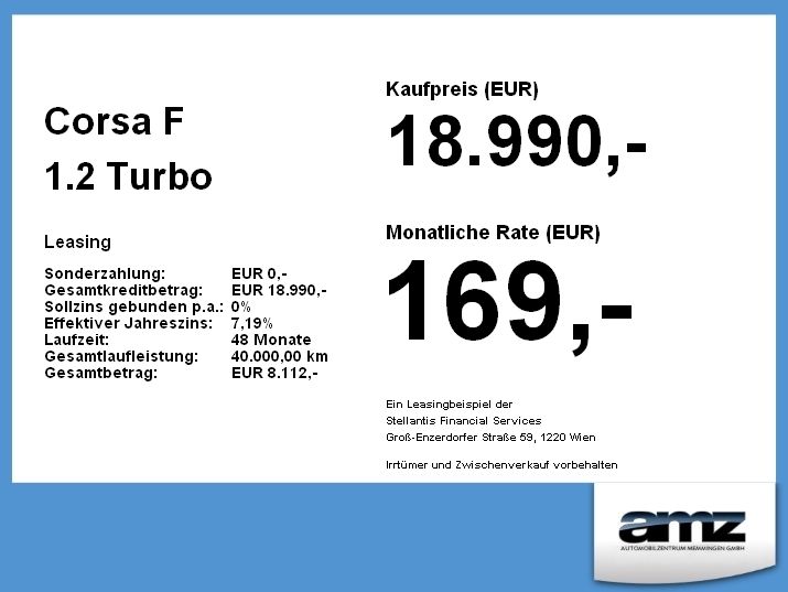 Opel Corsa F 1.2 TOP Angebot*Tempomat*USB*Car Play