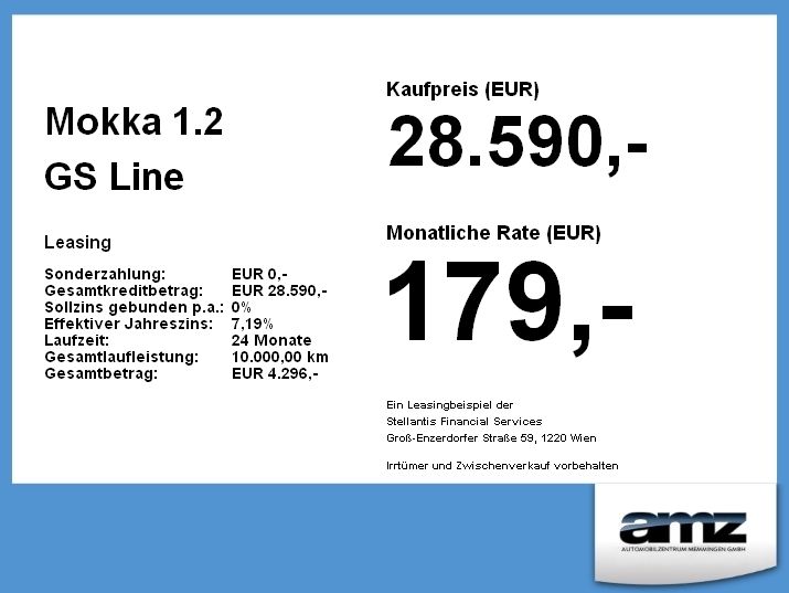 Opel Mokka 1.2 GS Line Klimaautomatik*LED*Sitzheizung