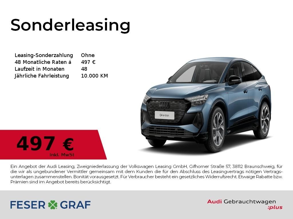 Audi Q4 e-tron Q4 Sportback 45 e-tron qu. Matrix RüKa HuD AHK N