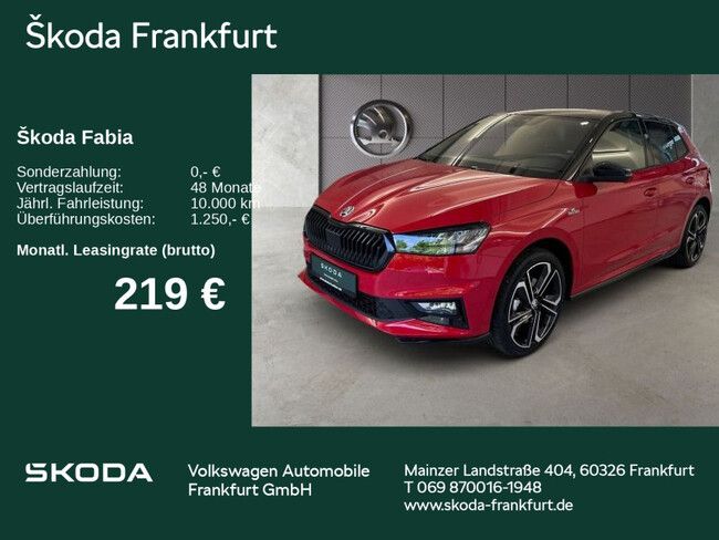 Skoda Fabia Monte Carlo 1,0 TSI 7-Gang automat. - Bild 1