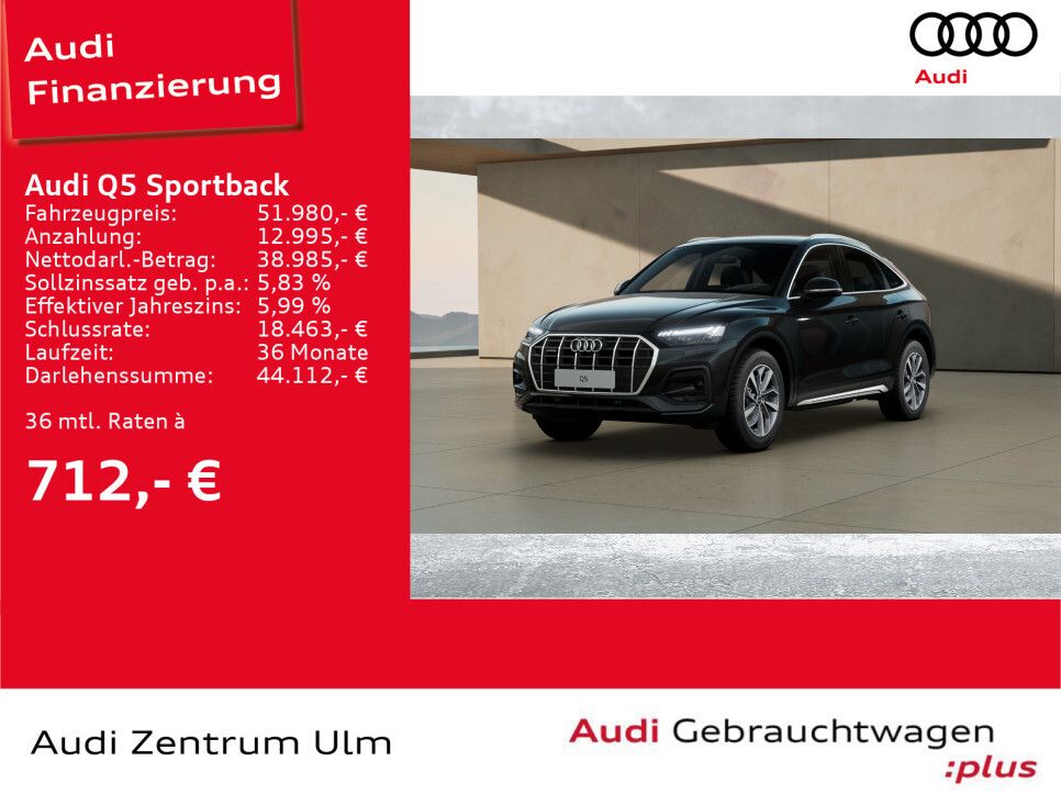 Audi Q5 Sportback advanced 40 TFSI qu. S tronic AHK