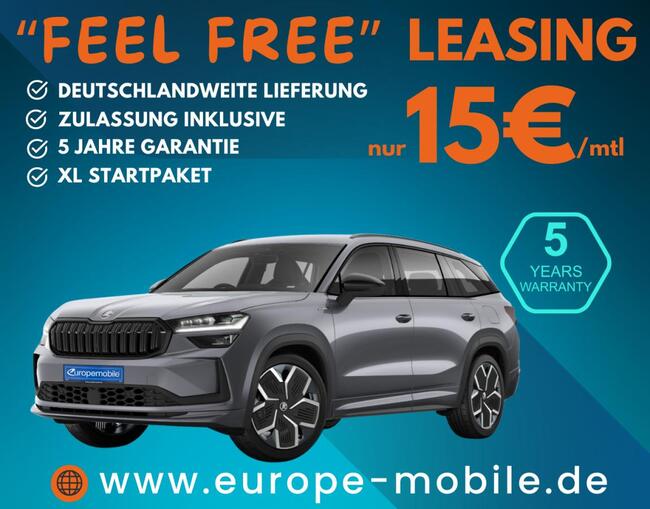 Skoda Kodiaq Sportline 2025 2.0 TDI DSG 4x4 142 kW (UVP 62.790€ /KW4/25) PANO/MATRIX/7-Sitz/NAV/4J-G./AHK/UVM. - Bild 1