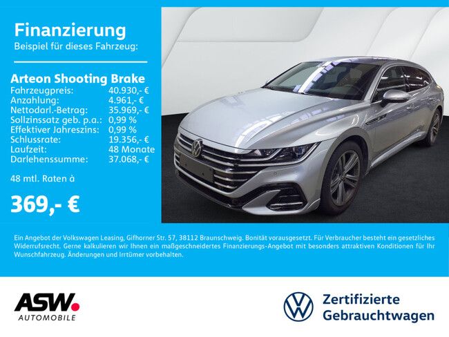 Volkswagen Arteon Shooting Brake R-Line 4M 2.0 TDI DSG AHK MATRIX SHZ TÜV NEU // SOFORT VERFÜGBAR - Bild 1