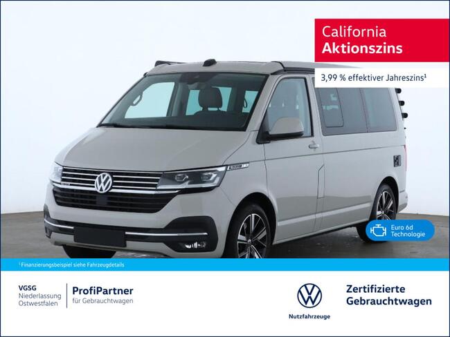 Volkswagen T6 California Ocean DSG 4Motion AHK DCC Navi LED - Bild 1