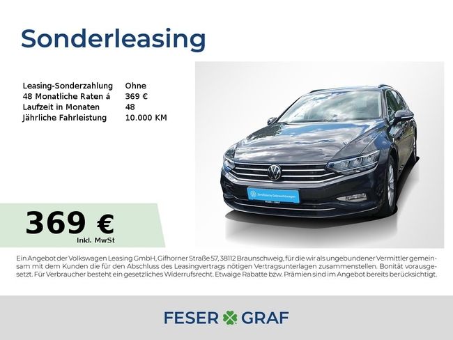 Volkswagen Passat Variant 2.0 TDI DSG Business AHK/LED/App - Bild 1