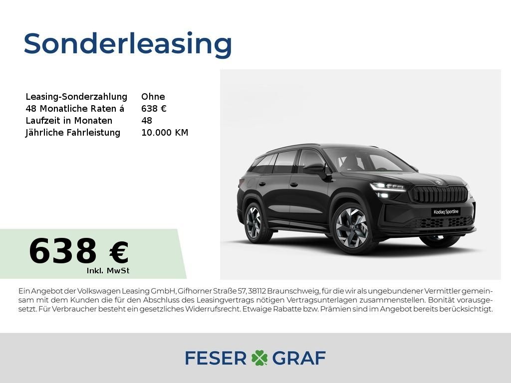 Skoda Kodiaq Sportline 1,5 TSI IV KESSY*AHK*MATRIX*