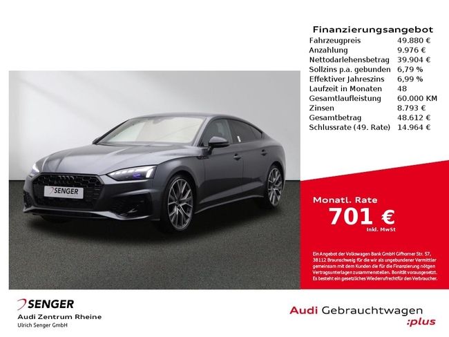 Audi A5 Sportback S line 40 TFSI competition edition - Bild 1