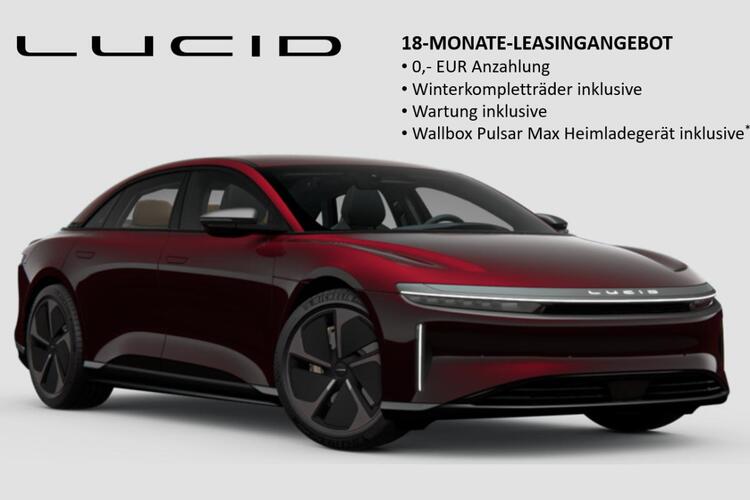 Lucid Air TOURING❗️ÜFK enthalten | Wartung enthalten | inkl. Winterräder & Wallbox ❗️