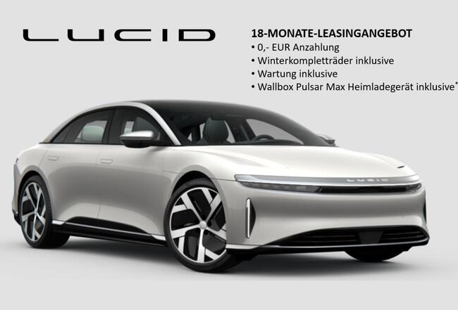 Lucid Air DREAM Range: ÜFK enthalten | Wartung enthalten | inkl. Winterräder & Wallbox - Bild 1