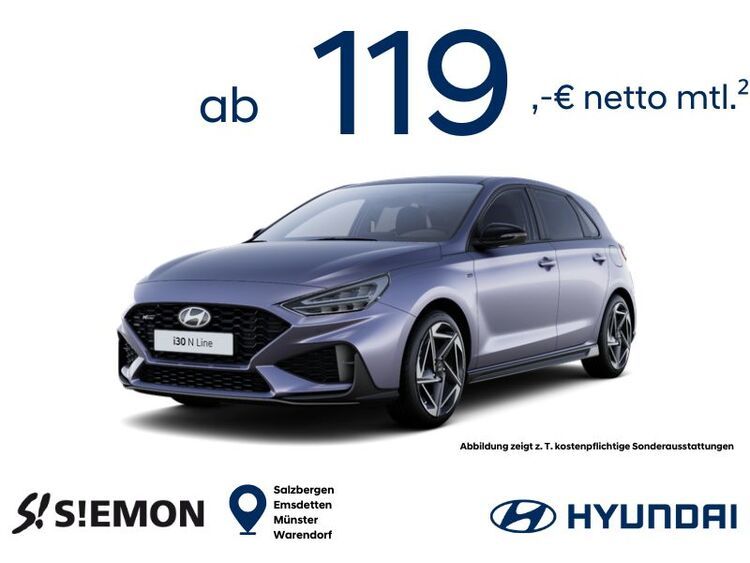 Hyundai i30 N-Line✔️ Schalter ✔️ Rückfahrkamera* ✔️ 4-6 Wochen Lieferzeit ✔️ verschieden Farben verfügbar