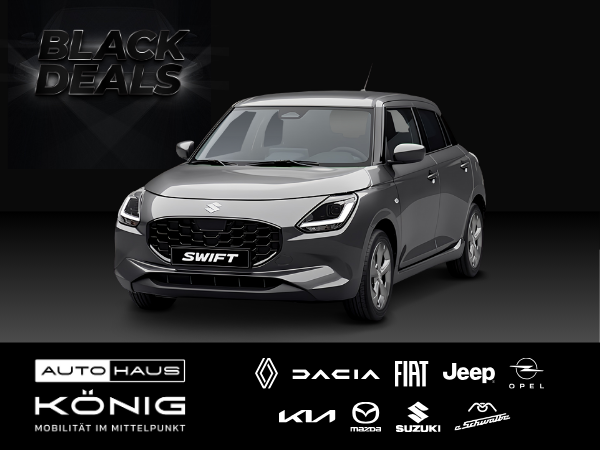 Suzuki Swift Neues Modell 2024 | Automatik | Winterkompletträder inkl. | König Black Deals 2024 🖤 - Bild 1