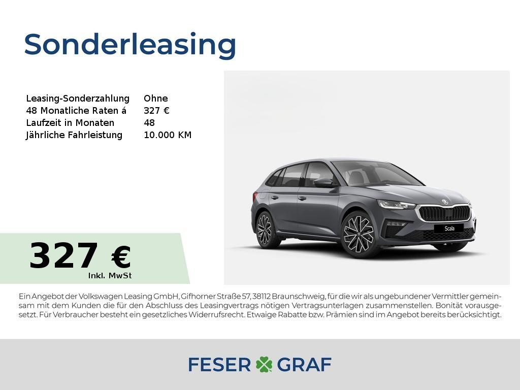 Skoda Scala Drive 1,0 TSI KESSY*KAMERA*SZH*17 ALU*