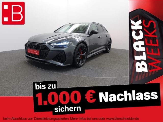 Audi RS6 Avant performance AKTION! 1227 EUR PANO AHK HEADUP B&O SPORTAGA ASSISTENZ LASER LEDER MEMORY KEYLESS - Bild 1